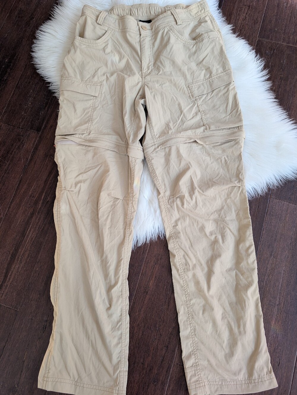 REI Co-op Sahara Convertible Pants - Women's Size 14 Beige Tan Hiking Gorpcore